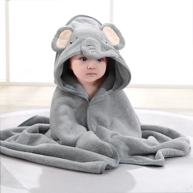 Cartoon Animal Baby Bath Towels - Uniq Niche