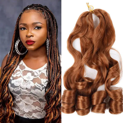 French Curl Braiding Synthetic Hair - Uniq Niche