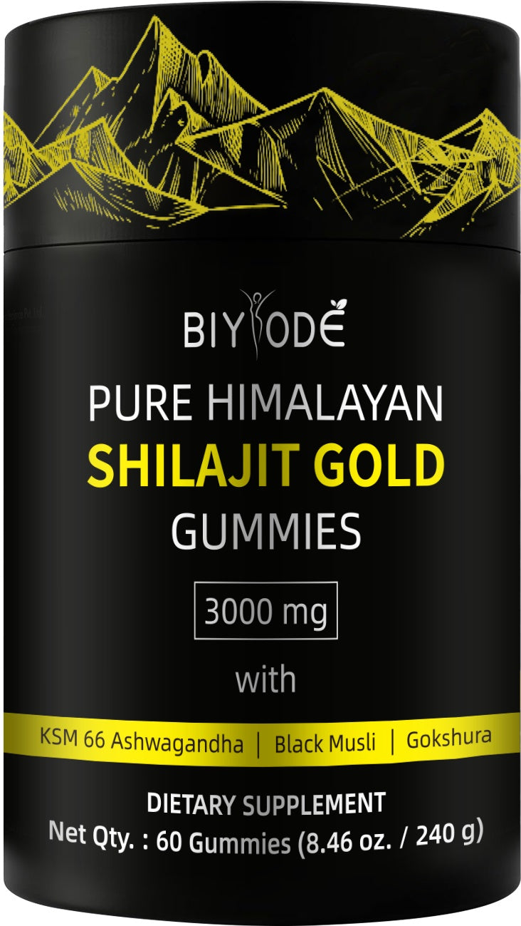 Hot Sale Gold Shilajit Gummies Bottle Package - Uniq Niche