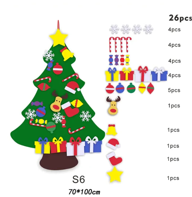 DIY 3D Felt Christmas Tree Kit