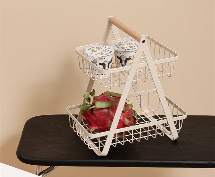 Home Double Iron Kitchen Shelf - Uniq Niche