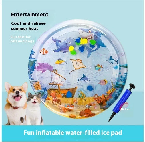 Summer Cooling Pet Water Bed Cushion Ice Pad Dog Sleeping Square Mat For Puppy Dogs Cats Pet Kennel Cool Cold - Uniq Niche