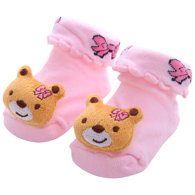 Cartoon Anti-Skid Three-Dimensional Baby Socks Newborn Baby Socks Doll Socks Wholesale - Uniq Niche