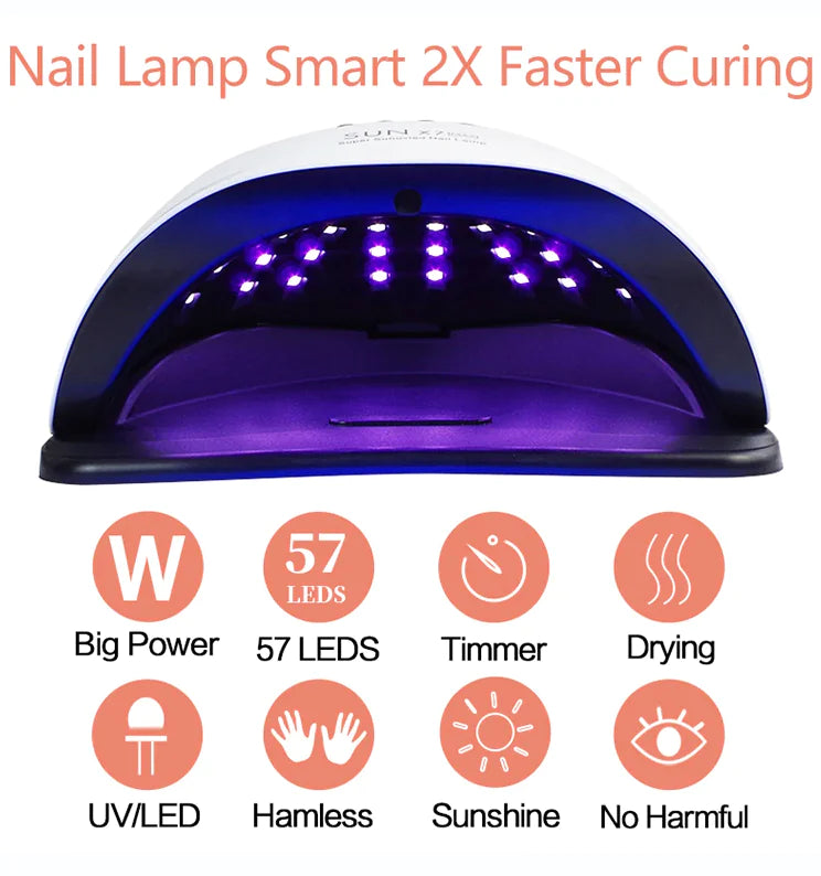 Nail Dryer LED Lamp UV Light Polish Gel Curing Machine Electric Manicure