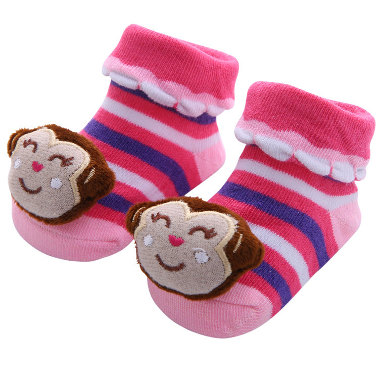 Cartoon Anti-Skid Three-Dimensional Baby Socks Newborn Baby Socks Doll Socks Wholesale - Uniq Niche