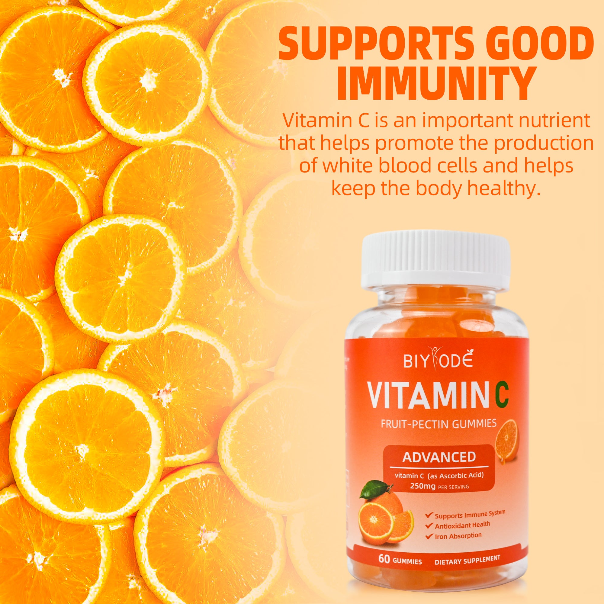 OEM ODM Private Label Vitamin C Gummies Factory Supply Vegan Sugar-Free Antioxidant Supplement GMP Certified Kosher Approved Daily Immune Support Gummies Wholesale - Uniq Niche