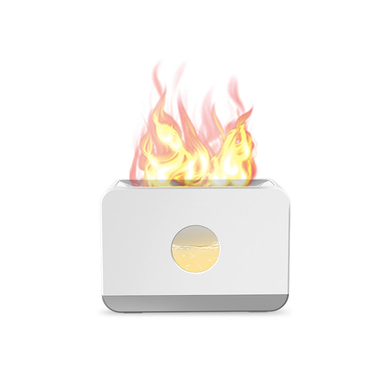 New Two-color Flame Aromatherapy Humidifier Home Large Capacity Diffuser Home Decor - Uniq Niche