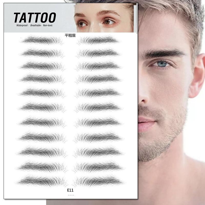 4D Waterproof Fake Eyebrow Tattoo Sticker - Uniq Niche