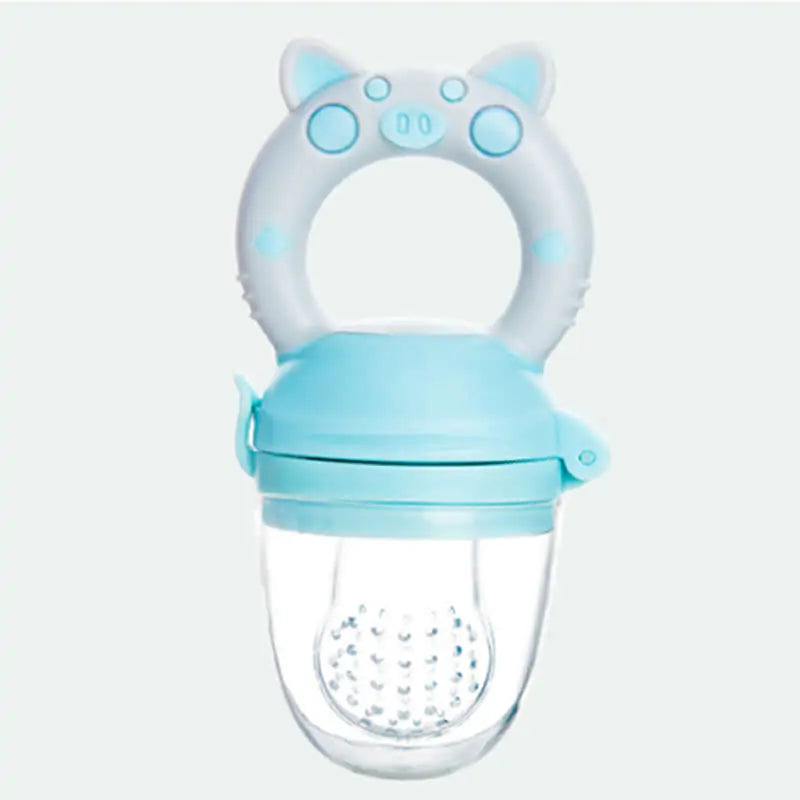 Silicone Teether &amp; Fresh Food Feeder for Babies (3-12 Months) - Uniq Niche