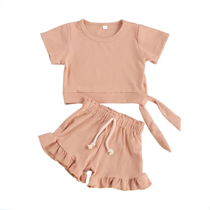 Baby Girl 2 Pieces Summer Clothing Set - Uniq Niche