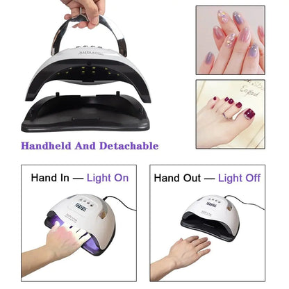 Nail Dryer LED Lamp UV Light Polish Gel Curing Machine Electric Manicure