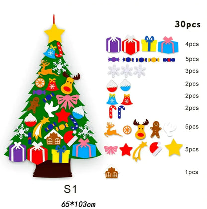 DIY 3D Felt Christmas Tree Kit