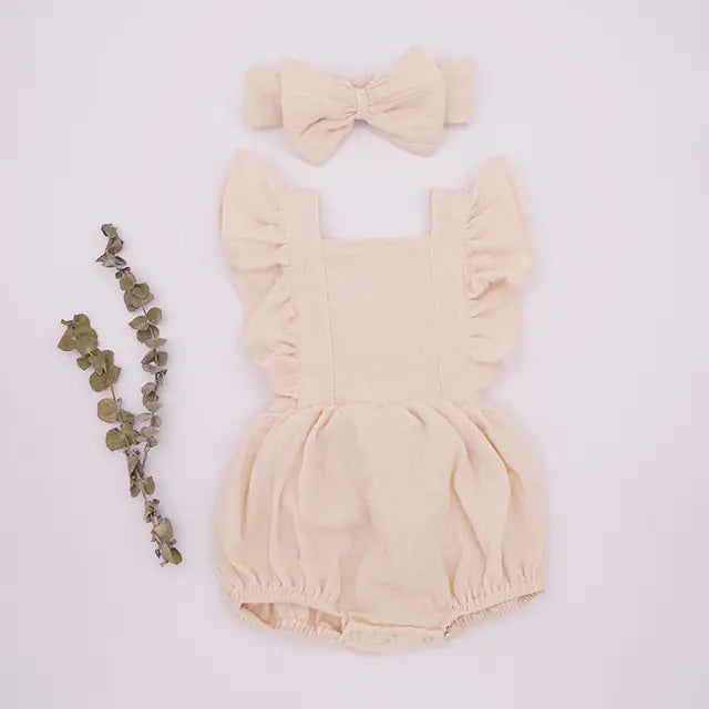 Organic Cotton Summer Baby Girl Clothes - Uniq Niche