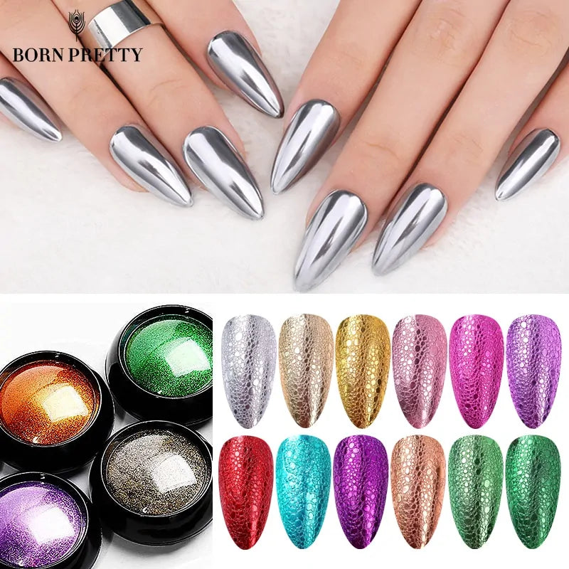 Metallic Mirror Nail Art Pigment Powder - Uniq Niche