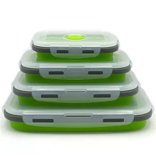 Silicone Rectangle Lunch Box Set - Uniq Niche