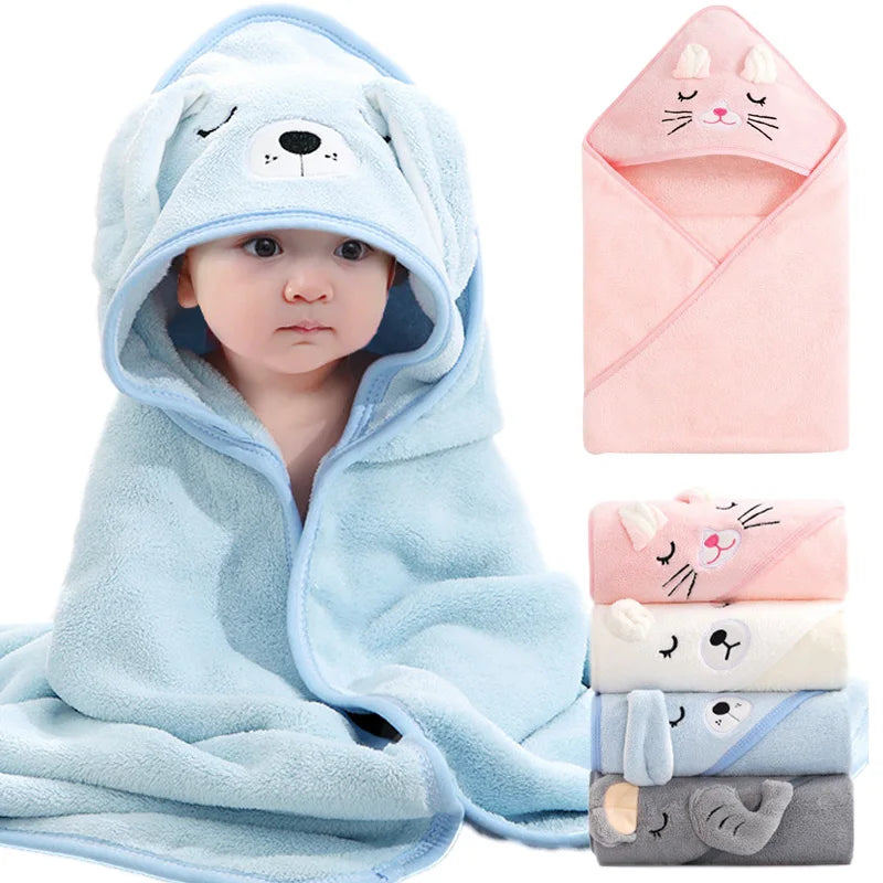 Cartoon Animal Baby Bath Towels - Uniq Niche