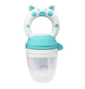 Silicone Teether &amp; Fresh Food Feeder for Babies (3-12 Months) - Uniq Niche