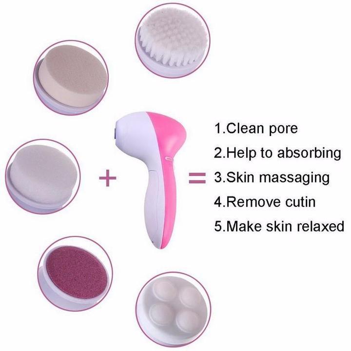 5 in 1 Electric Pore Cleansing Brush - Uniq Niche