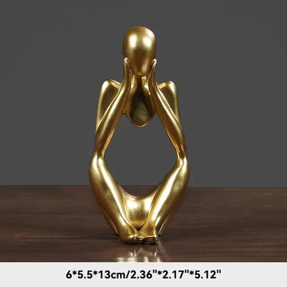 The Thinker Abstract Figurine - Uniq Niche