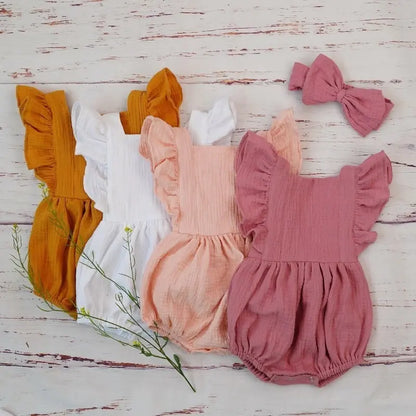 Organic Cotton Summer Baby Girl Clothes - Uniq Niche