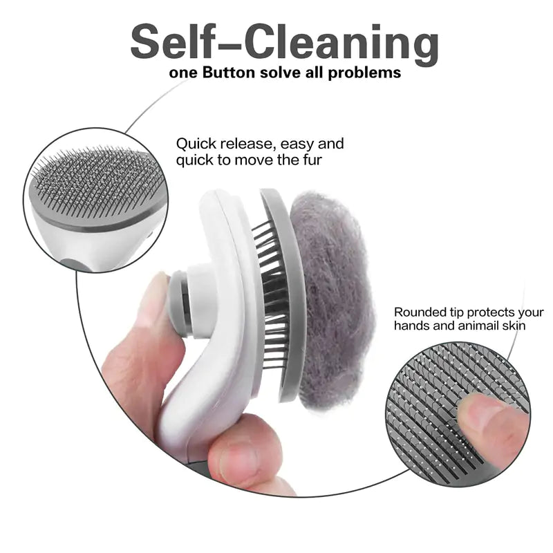 Pet Grooming Brush - Uniq Niche